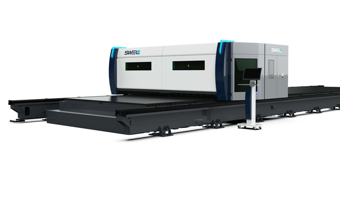 Enclosed Ground Rail Gantry Beam LaserCutting Machine Enclosed Ground Rail Gantry Beam LaserCutting Machine